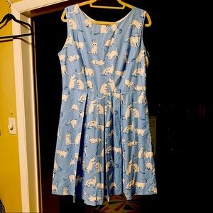 ModCloth Bea and Dot polkadot Cat Dress 🐱😻